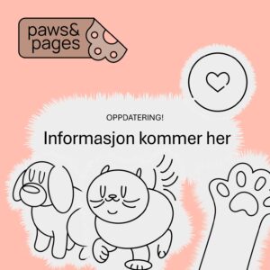 Informational illustration explaining the Paws & Pages project
